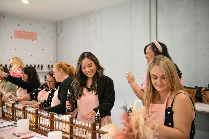 Immerse yourself in creativity as you blend fragrances craft custom candles and enjoy a delightful atmosphere with fellow participants while sipping on complimentary wine in Mornington Peninsula.