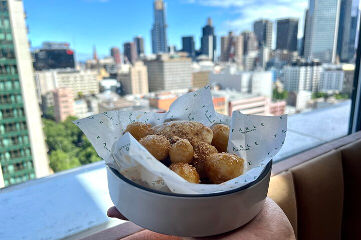 Discover Melbourne's multicultural flavors with hidden culinary gems from delightful street food to exquisite wine and cheese tastings all against the backdrop of the city's stunning skyline.
