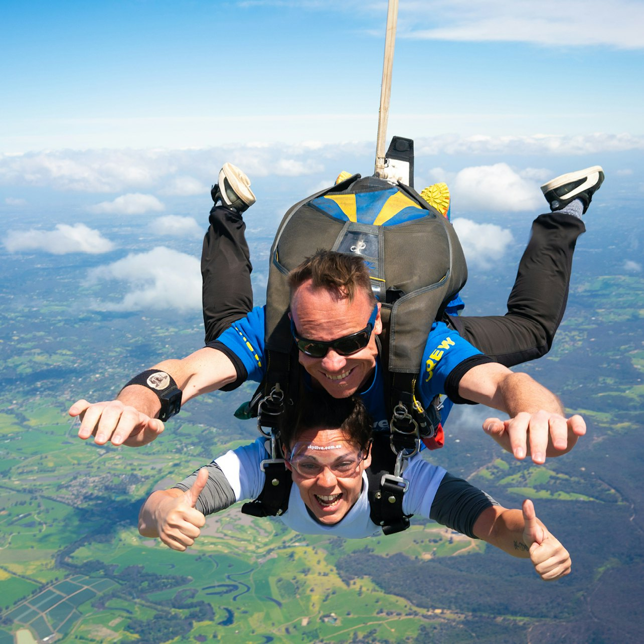 Experience the breathtaking beauty of Yarra Valley from above as you soar through the skies taking in stunning landscapes while free-falling at exhilarating speeds. An unforgettable adventure awaits!