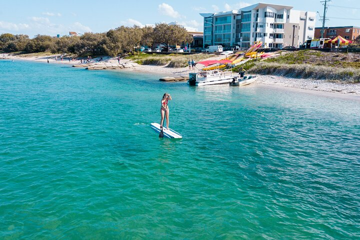 Paddle in the aqua blue waters and enjoy some "you time".