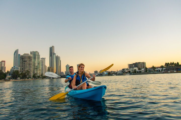 Gold Coast: Surfers Paradise Sunset Kayak & Wildlife Tour - Photo 1 of 14