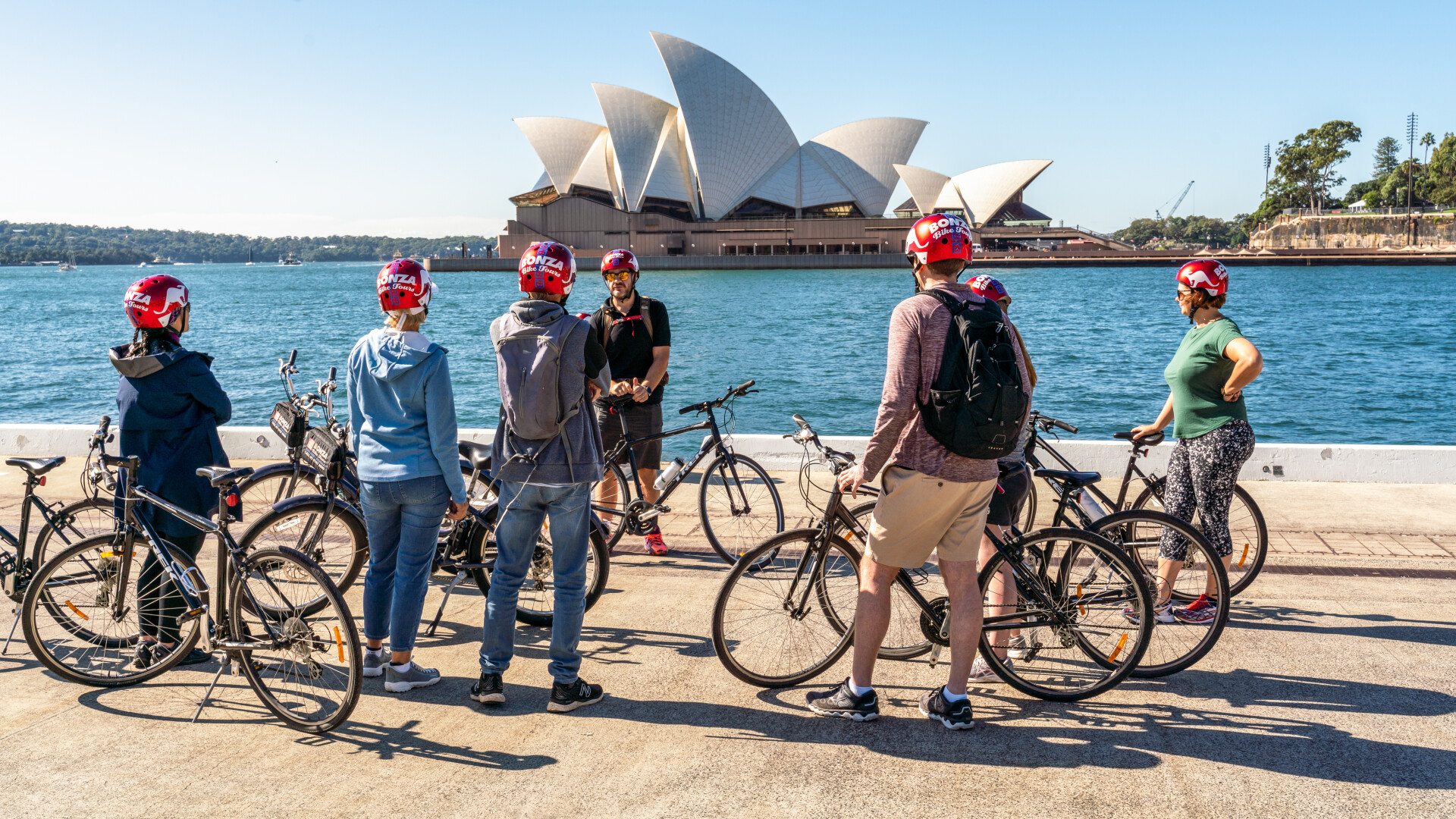 Discover Sydney's must-see landmarks while cycling with friends capturing stunning views and unforgettable moments. Experience the city like never before with a fun guided exploration on two wheels.