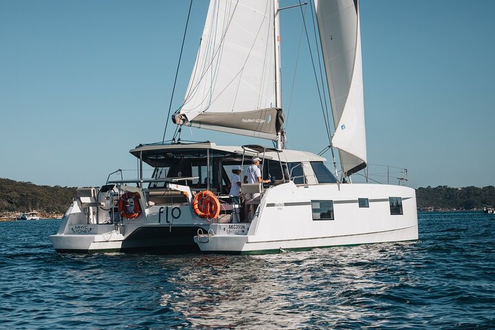 Sail through stunning Sydney Harbour taking in iconic views aboard a luxury catamaran. Discover the city's beauty from the water creating memorable experiences along the way.