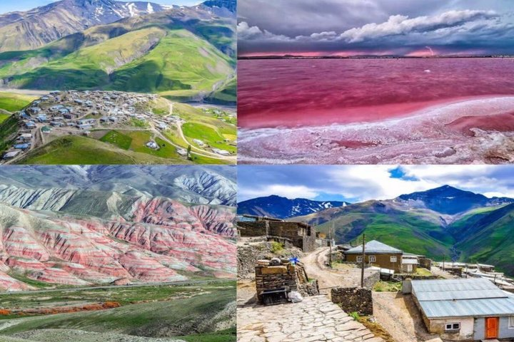 Baku: Pink lake Candy Cane Guba Khinalig Off road lunch inc - Photo 1 of 12