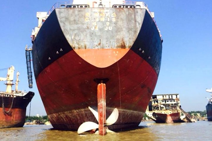 Ship breaking yard in Bangladesh
