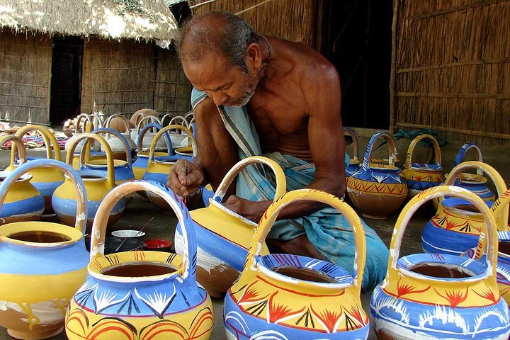 Artisan Making Pottery