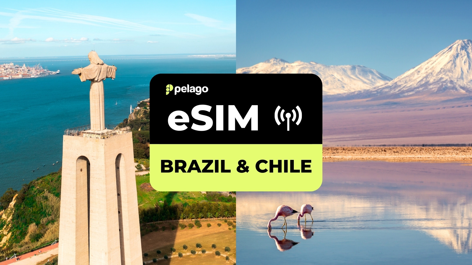 Brazil & Chile eSIM by Pelago - Photo 1 of 1