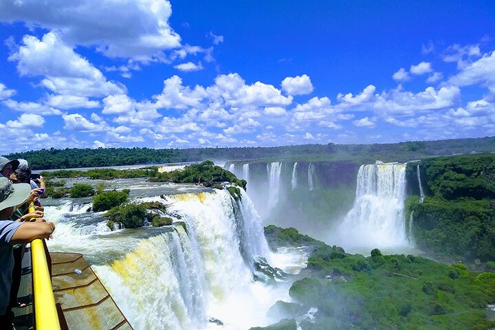 Nice view from Iguazu Falls at the tower.