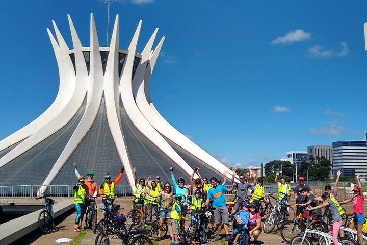 Group at the Cathedral of Brasilia