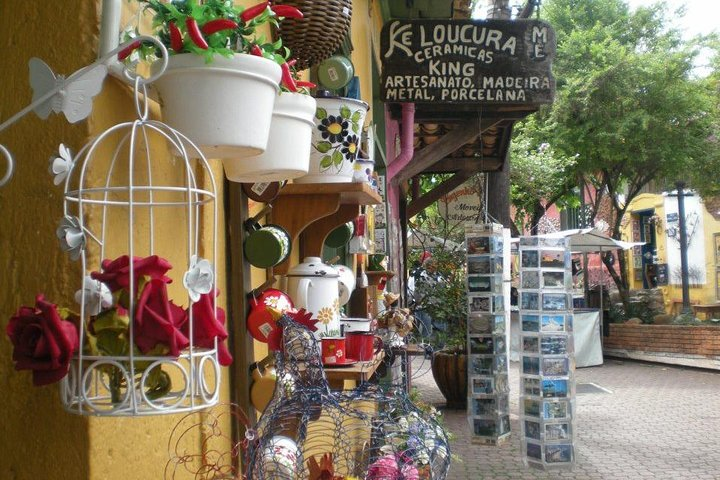 Outside display of an art gallery