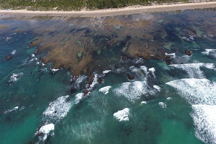 Aerial photo of the Beach of Sirinhaém By RECIFE TRANSLADO