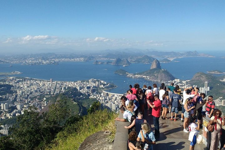view from the corcovado mountain.