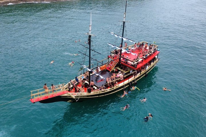 Pirate Boat Tour in Búzios with Slipper and Sea Bath - Photo 1 of 17