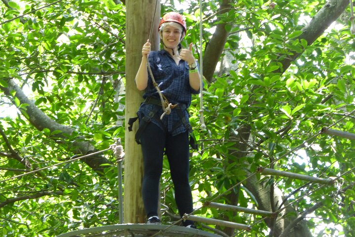 Zip Line and Canopy Tree Tour leads adventurers through the tree tops of Rio de Janeiro