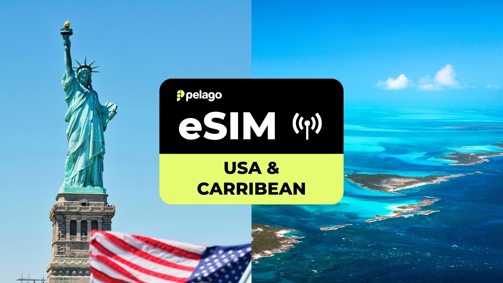USA & Caribbean (SP) eSIM by Pelago - Photo 1 of 4