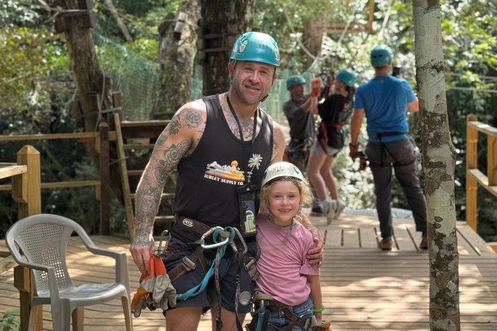 PRIVATE Cave Tubing & Rain forest Zipline Tour from Belize City - Photo 1 of 16