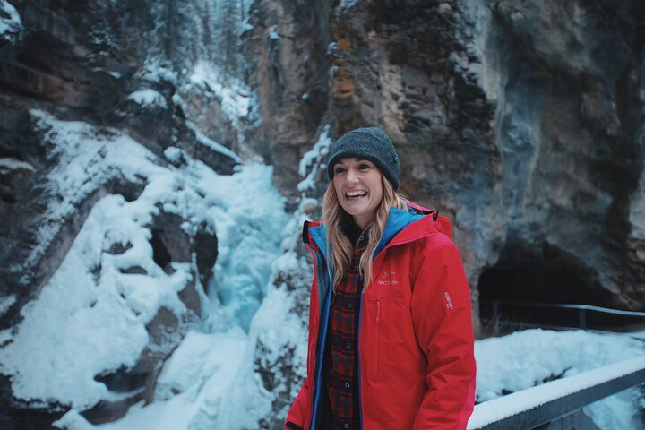 Johnston Canyon Frozen Waterfalls - Small Group Tour - Photo 1 of 13