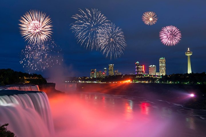 Niagara Falls fire works