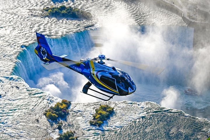 Niagara Falls Private Day Tour with Boat Ride, Helicopter & Lunch - Photo 1 of 16