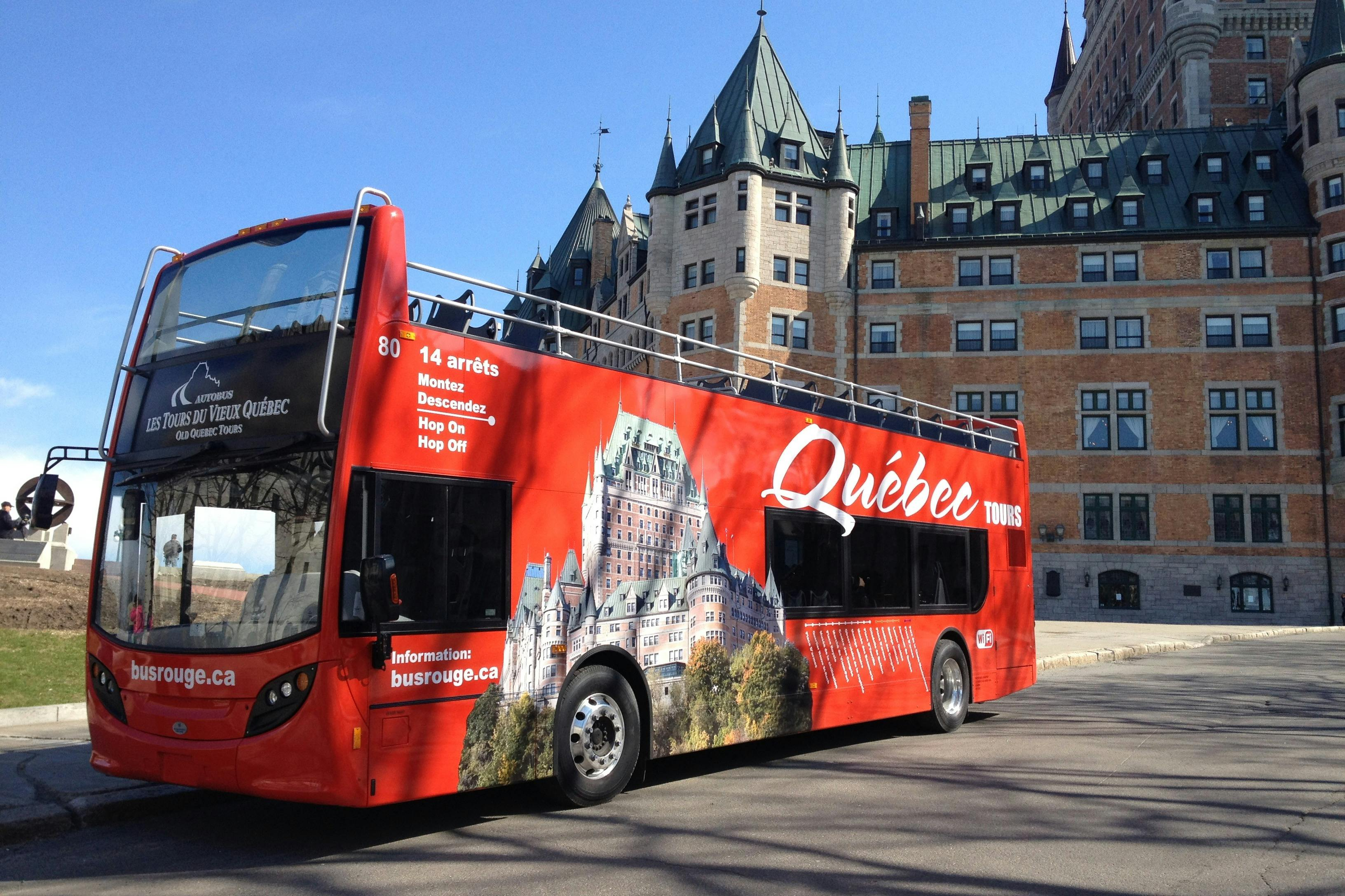 Quebec City: 1 or 2-Day Hop-on Hop-off Bus Tour - Photo 1 of 4