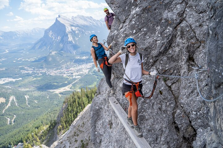 Small-Group Guided Via Ferrata Climbing with Banff's Best Views - Photo 1 of 6