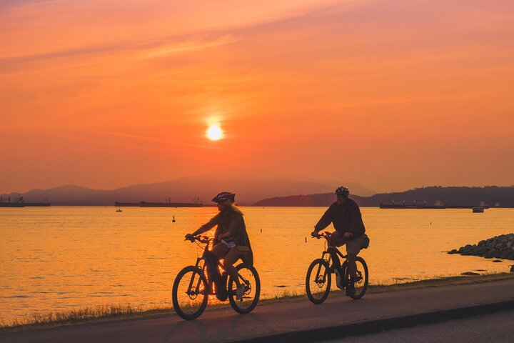 Sunset ride in Vancouver