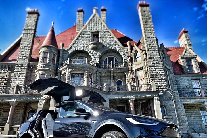 Model X SUV at Craigdarroch Castle