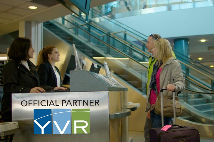 Kiosk at YVR Airport