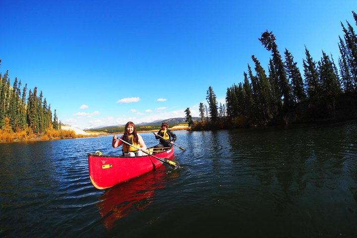 Canoeing on Yukon River