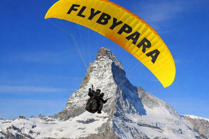 FLYMATTERHORN VIP Tandem Paragliding Zermatt Matterhorn Views - Photo 1 of 17