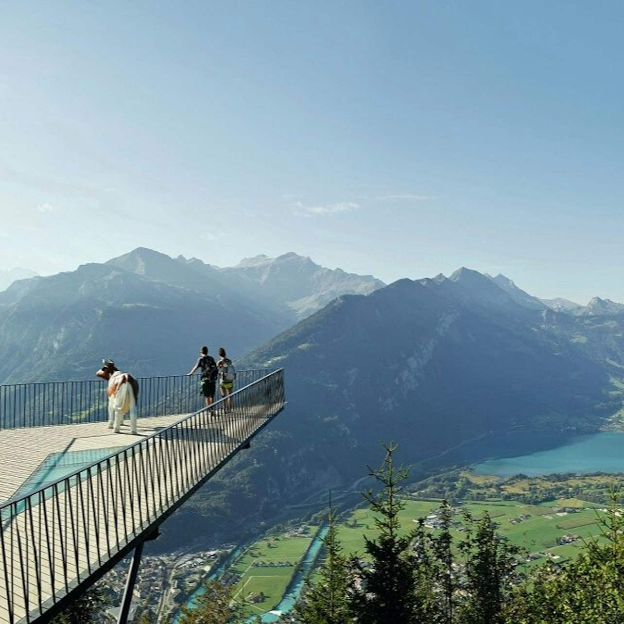 Breathtaking views unfold from stunning lookout points with the majestic Eiger Mönch and Jungfrau dominating the landscape. Explore the beauty of Grindelwald and Interlaken at your leisure.