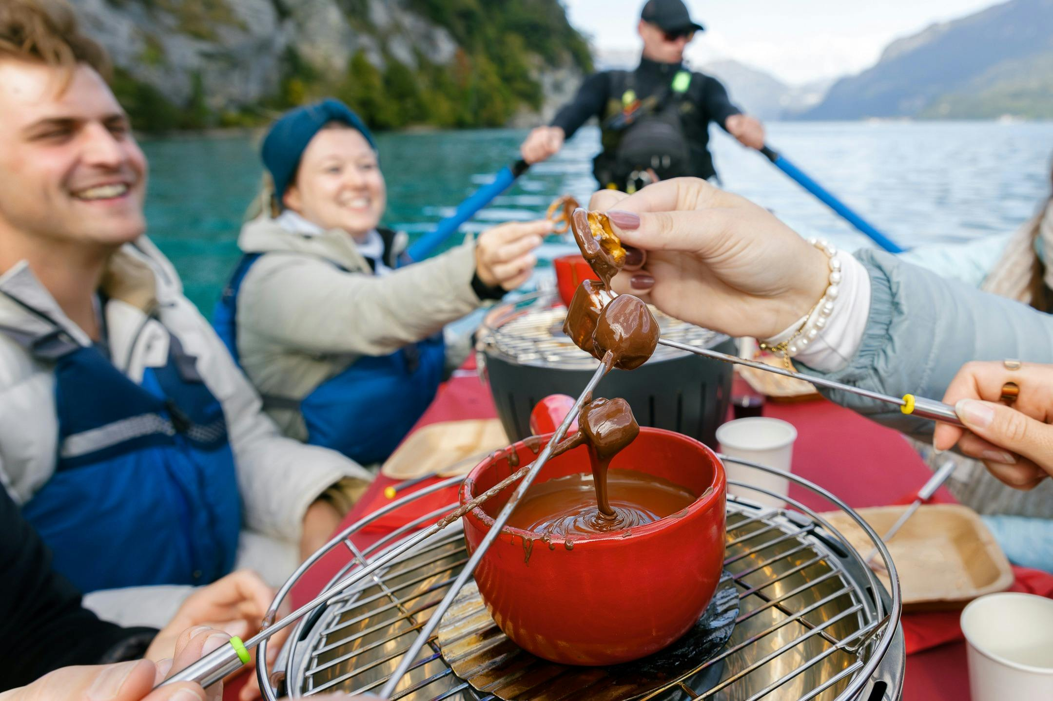 Interlaken: Chocolate Fondue Guided Float - Photo 1 of 6