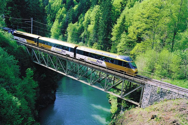 Gruyeres and the famous Golden Express (from Geneva)