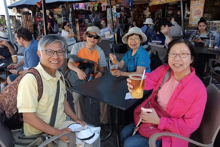 Tasting our national dessert "Mote con Huessillos"!