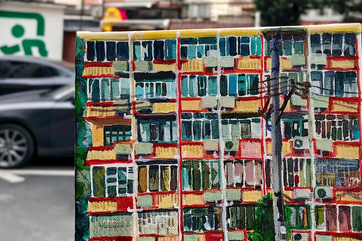 hong xian community（arclyic painting）