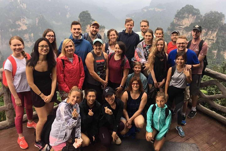 Students Group at Zhangjiajie
