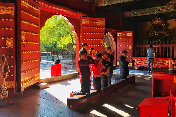 Locals in Lama Temple