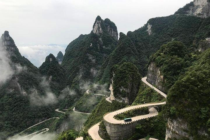 Tianmen Mountain 99 Bends Road