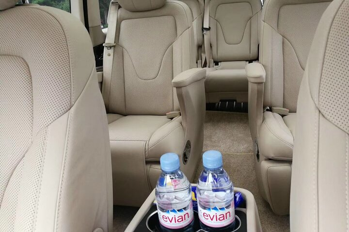 Travel in comfort with a spacious air-conditioned vehicle equipped with convenient amenities. Enjoy a seamless connection between Shanghai's airports and the city effortlessly unwind as you transition from travel to relaxation.