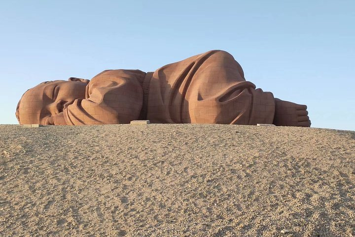 Dunhuang Private Day Tour to Yulin Caves, Suoyang City Ruin, Sun of Earth Statue - Photo 1 of 19