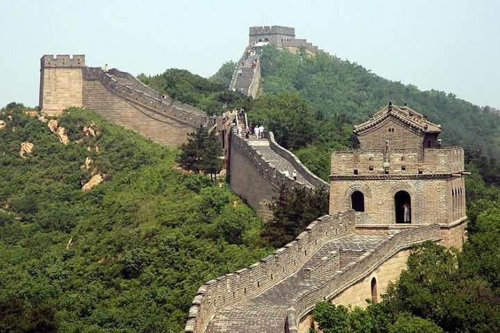 Experience the stunning views as you hike along the Badaling Great Wall where history meets nature offering travelers an unforgettable adventure in the heart of Beijing.