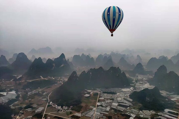 Half-Day Yangshuo Hot Air Ballooning Sunrise/Sunset Private Tour - Photo 1 of 10