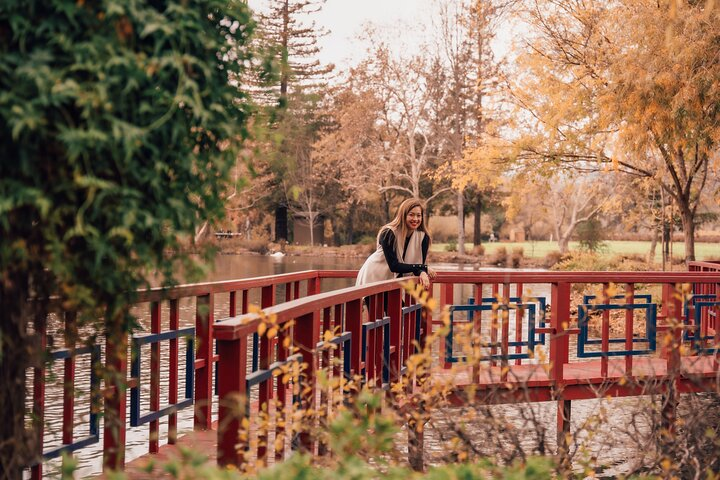 Capture timeless moments amidst serene landscapes and charming bridges all while exploring Shanghai's stunning scenery. Discover delightful surprises with every click on this unforgettable photography journey.