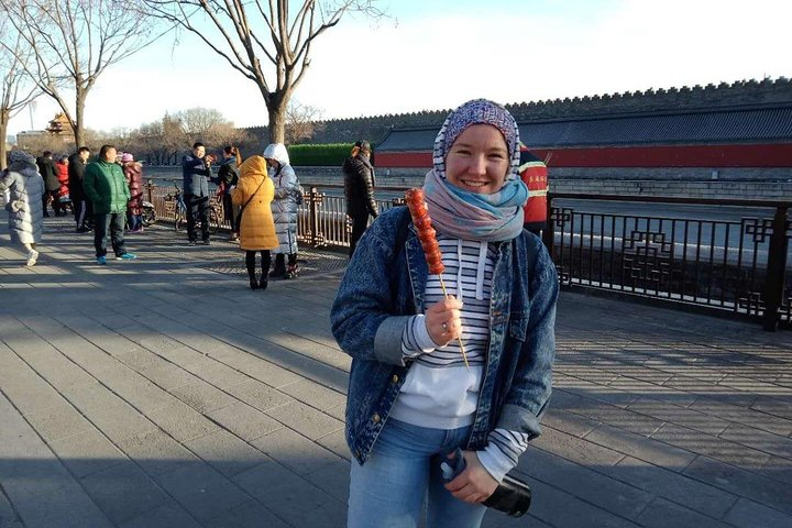 sugar-coated haws on a stick