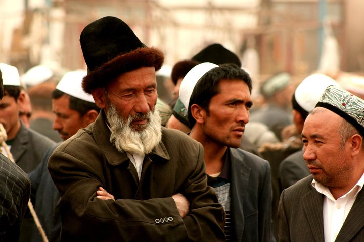 Local man at the market