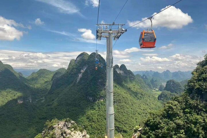 Yangshuo Ruyi Peak Cable Car Round-Trip Tickets - Photo 1 of 17