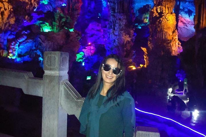 My client at the silver cave.