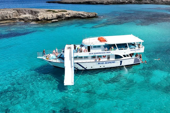 Blue Lagoon cruise: giant slide & Paphos hotel transfers - Photo 1 of 21