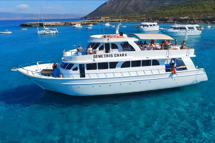 Demetris Chara Boat/Blue Lagoon boat trips with BBQ and SLIDE  - Photo 1 of 25