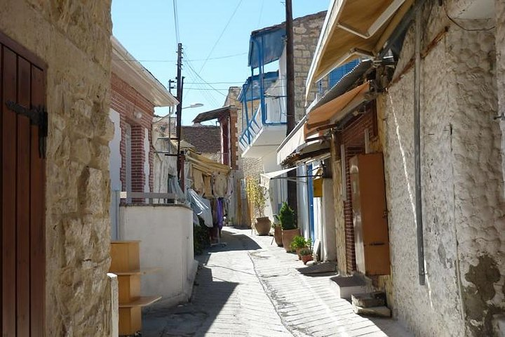 On one of Omodos alleys